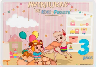 Portada de Las Aventuras de Kori y Paquita – 3 años