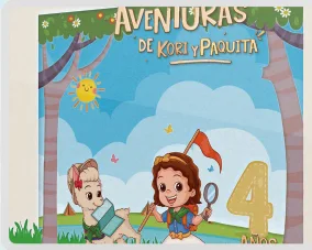 Portada de Las Aventuras de Kori y Paquita – 4 años