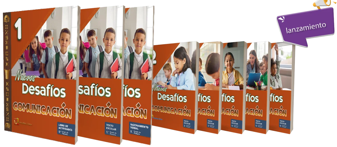 Portada de Nuevos Desafíos de la Comunicación – 1ro a 6to Grado